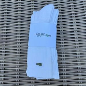 NWT Lacoste men sport socks